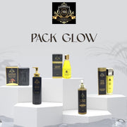 Pack Glow Rituel Corps – Teint d'Enfer by Adrienne and Sandrine (Coffret de 5 Produits)