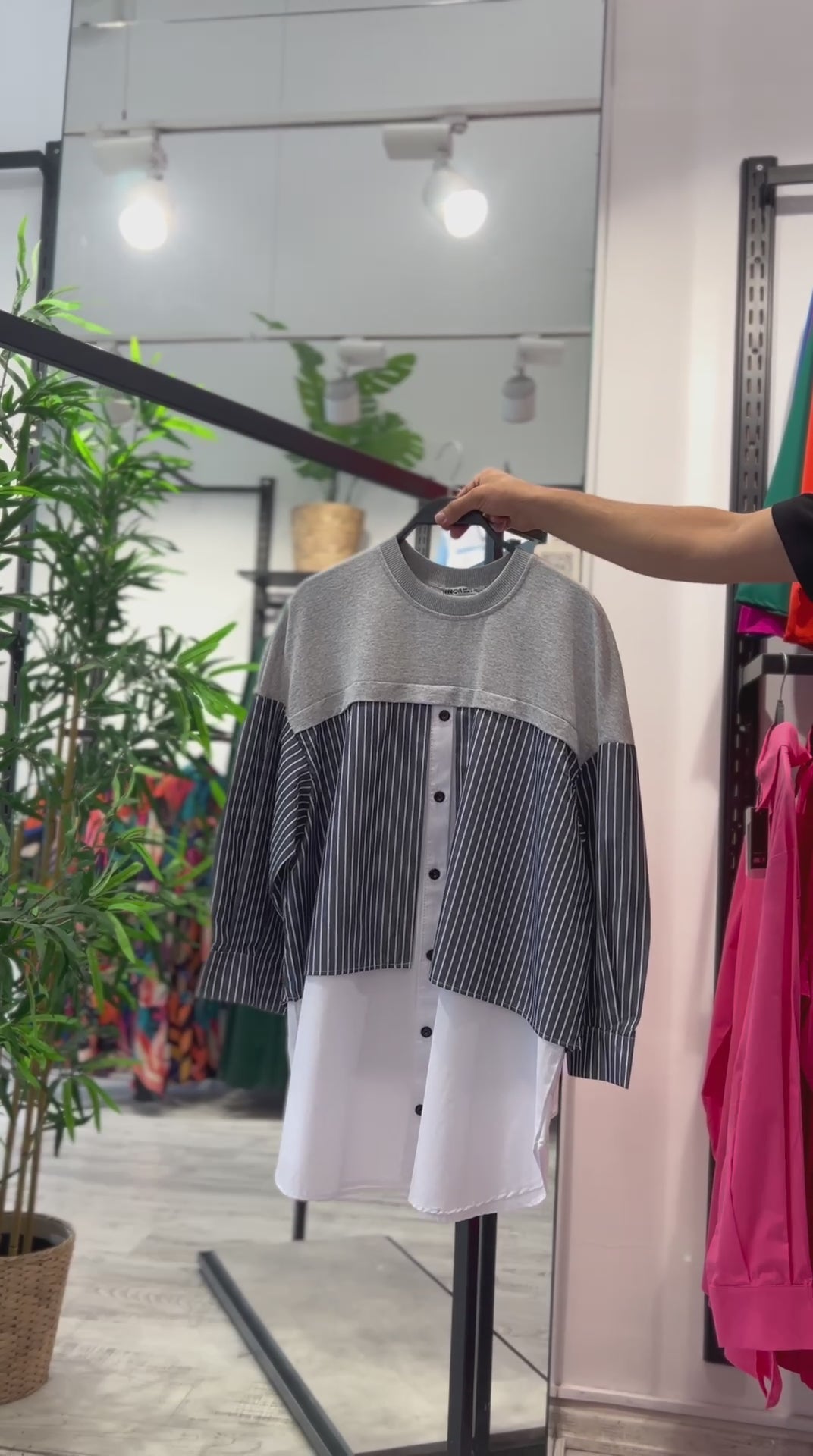 Charger la vidéo : Robe chemise mayi