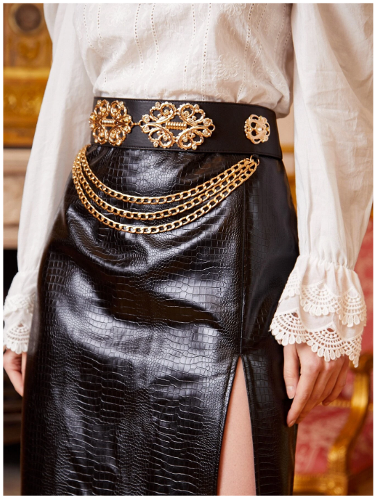 Ceinture à strass Laura