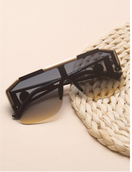 Lunettes de soleil en métal Elisabeth