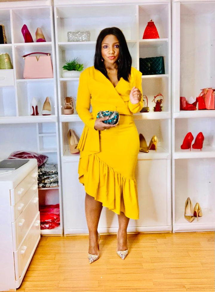Nova dress with belt