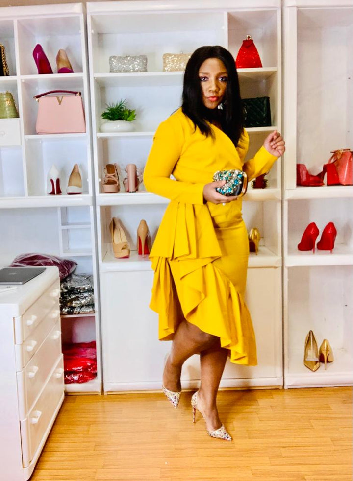 Nova dress with belt