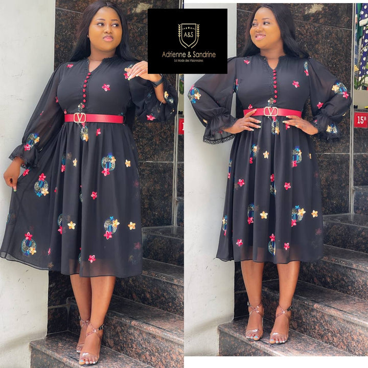Tania dress with belt