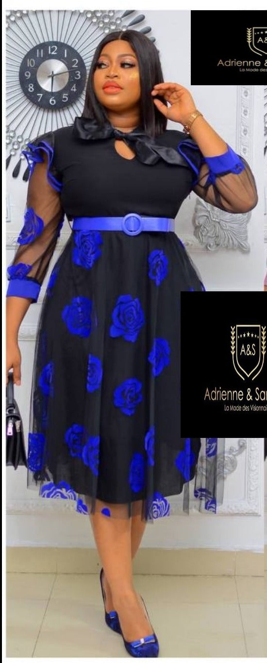 Mathilde dress with belt
