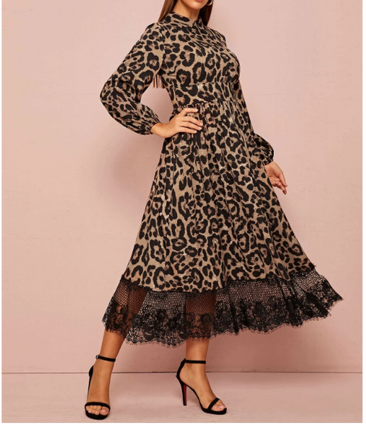 Kleid mit Leopardenmuster Syssi 