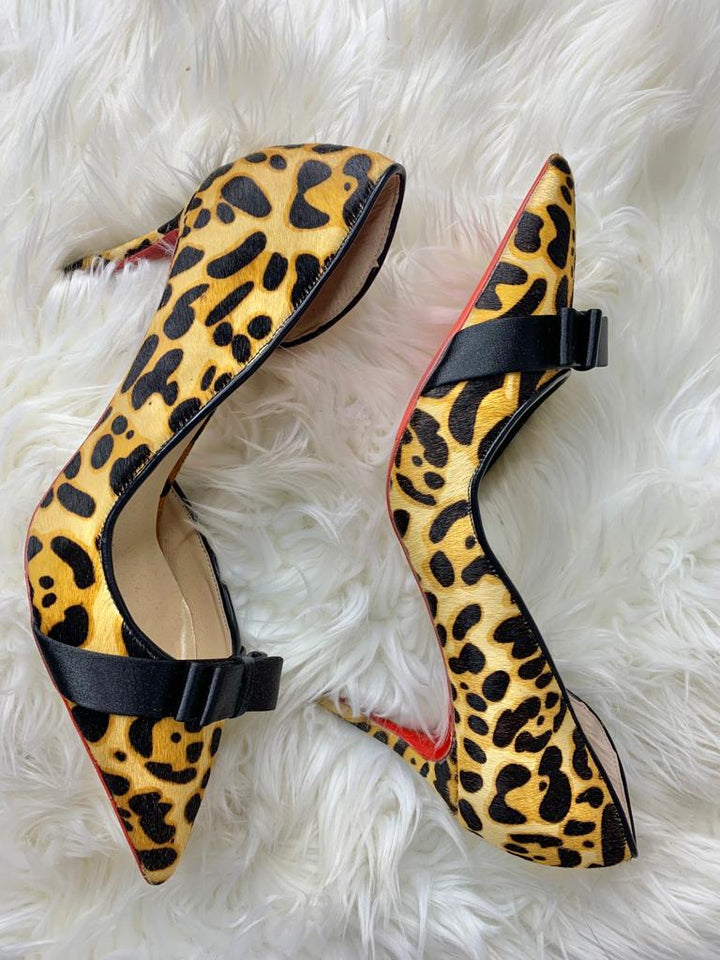 Ornella Leopard Print Pumps