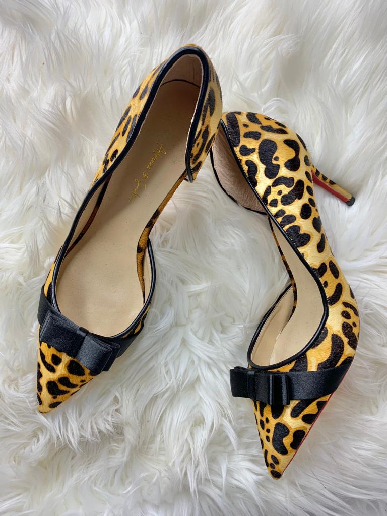 Ornella Leopard Print Pumps