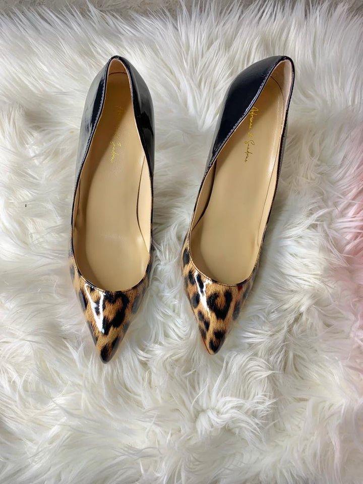 Ornella Leopard Print Pumps