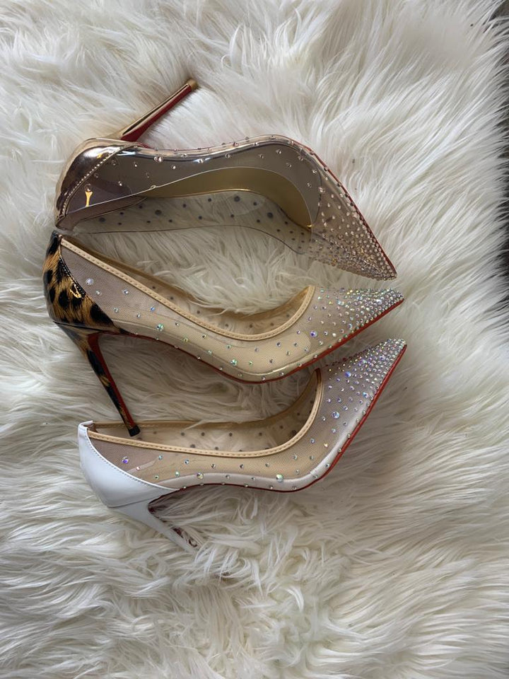 Louna PVC Crystal Pumps