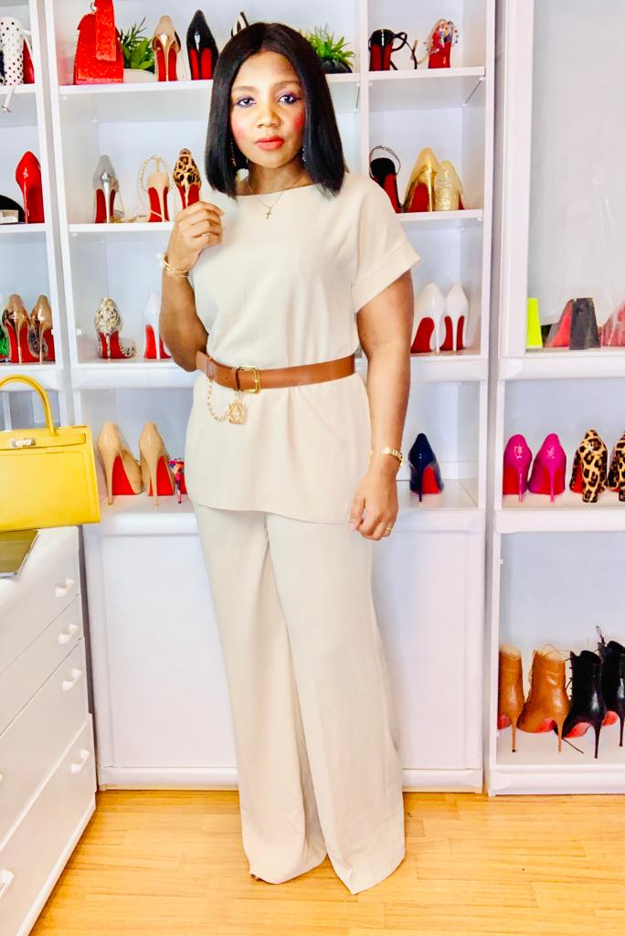 Ensemble Manuella avec ceinture