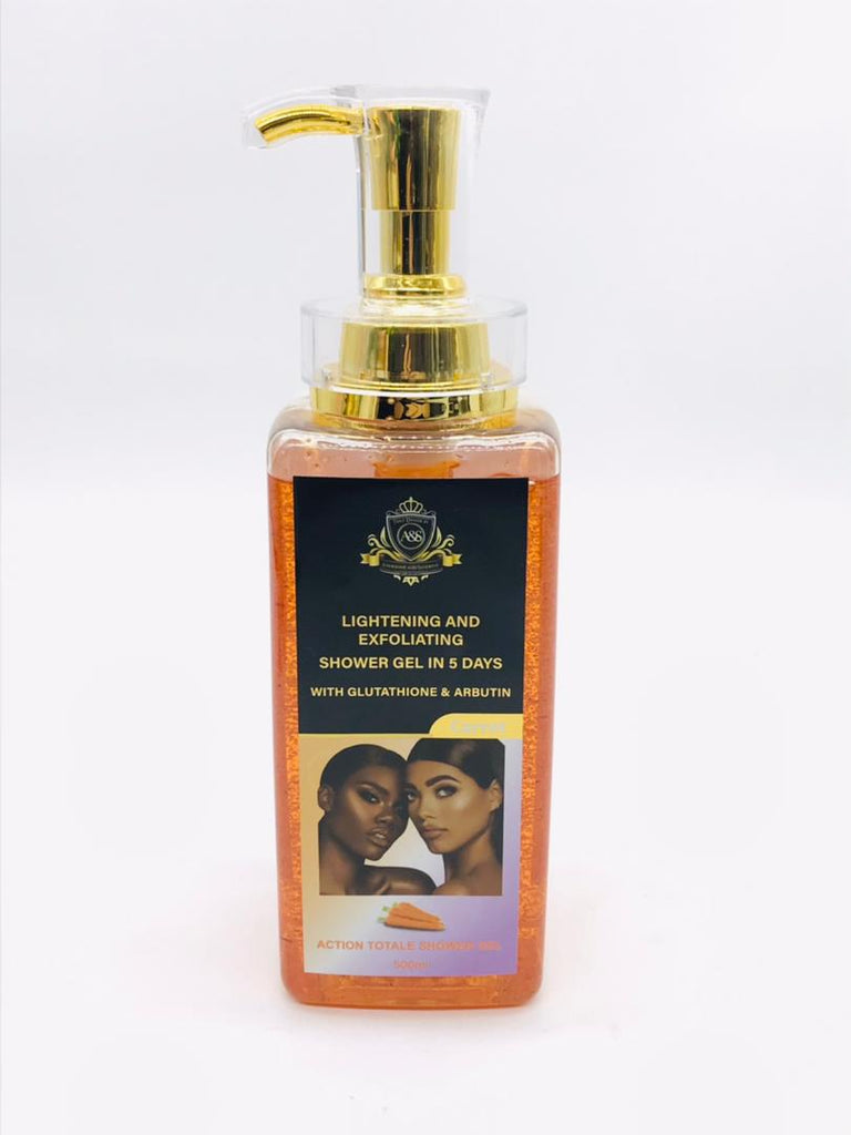 Gel Douche éclaircissant Et Exfoliant Vitesse 6 - 1000 Ml - Anti-imperfections, Peau Nette - Fabriqué En Italie