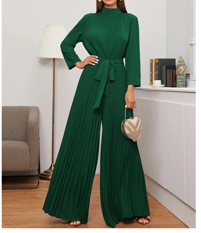 Pleated jumpsuit Jessy