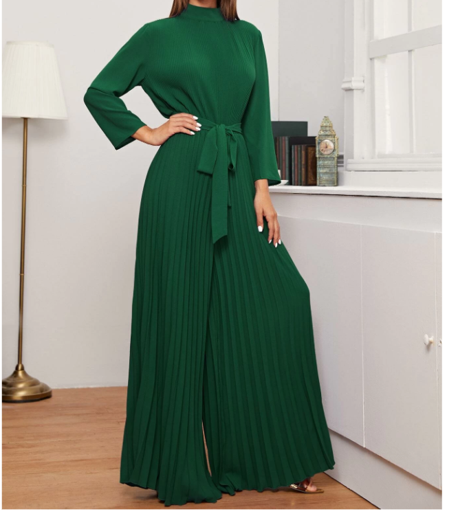 Pleated jumpsuit Jessy