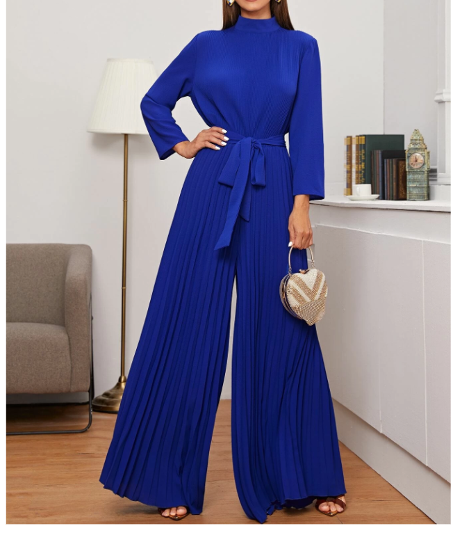 Pleated jumpsuit Jessy