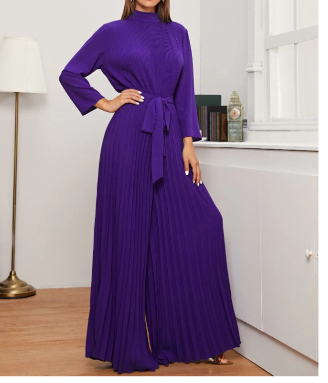 Pleated jumpsuit Jessy