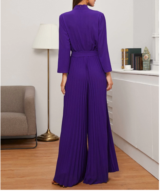 Pleated jumpsuit Jessy