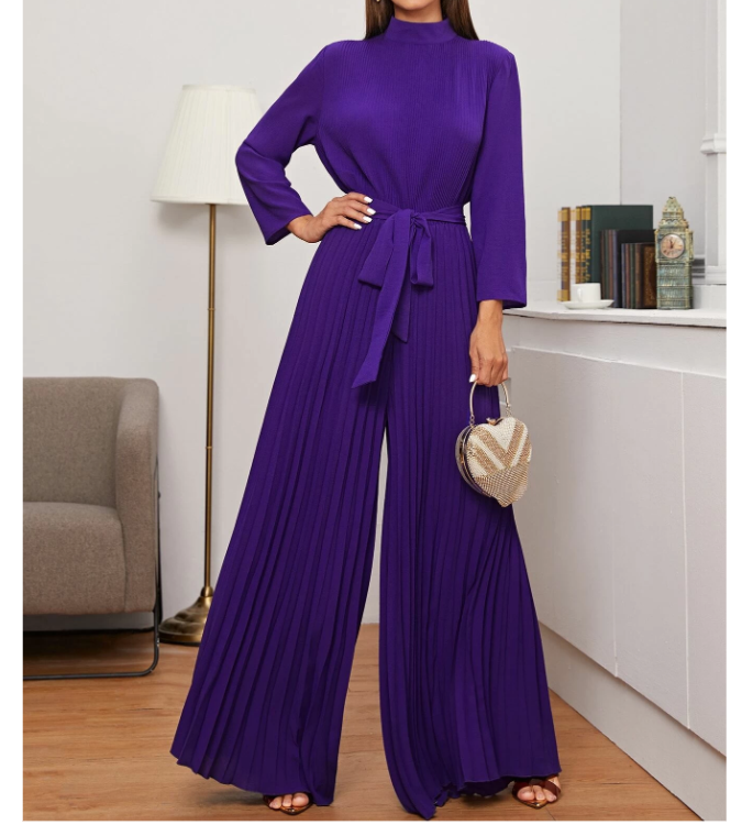 Pleated jumpsuit Jessy
