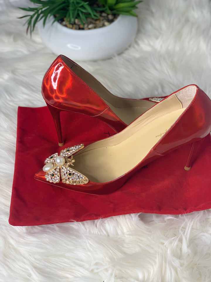 Kelly Patent Leather Pumps