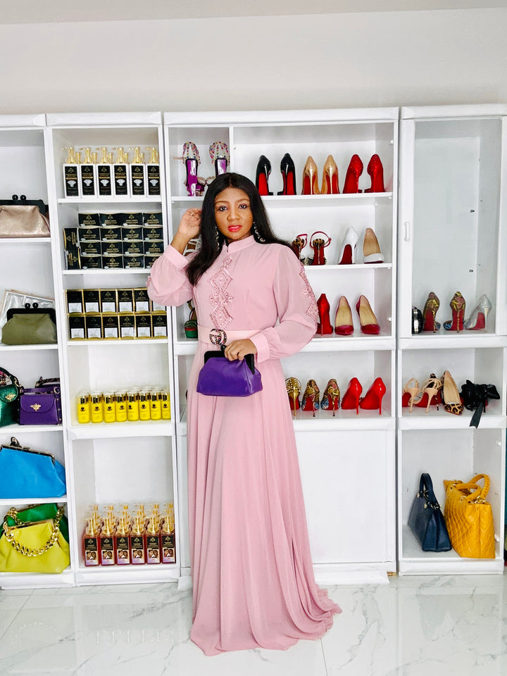 Ama dress with belt