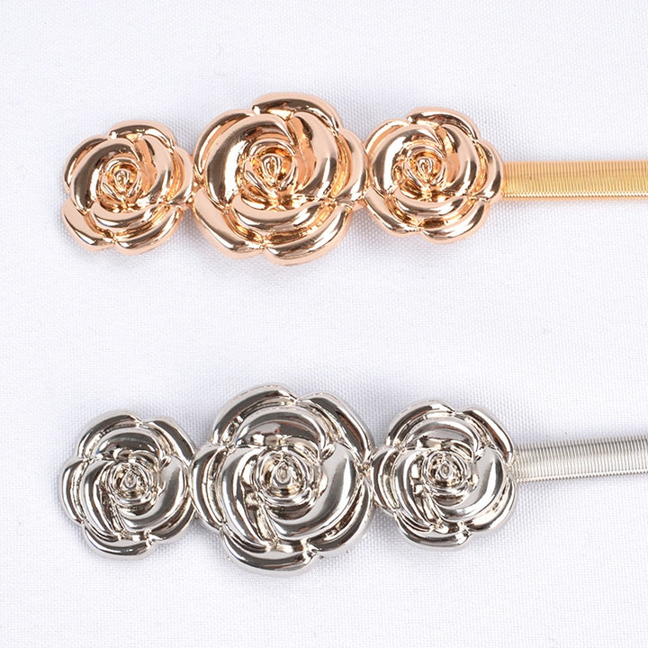 Metal Flower Leaf Belts