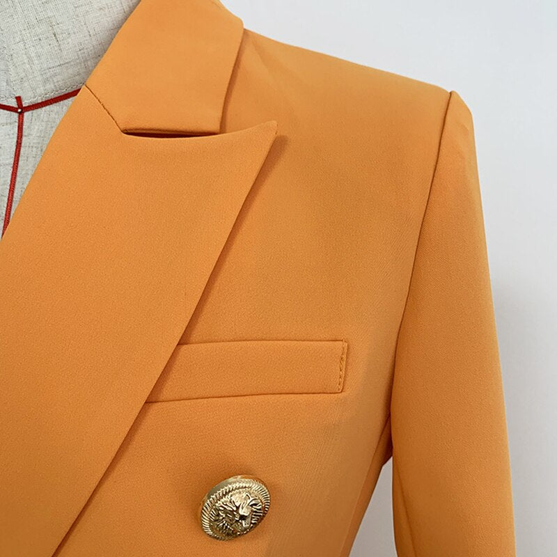 Blazer Baroque Slim avec Boutons De Lion-veste-Adrienne&amp;Sandrine