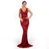 long Sissy sequined geometry dress