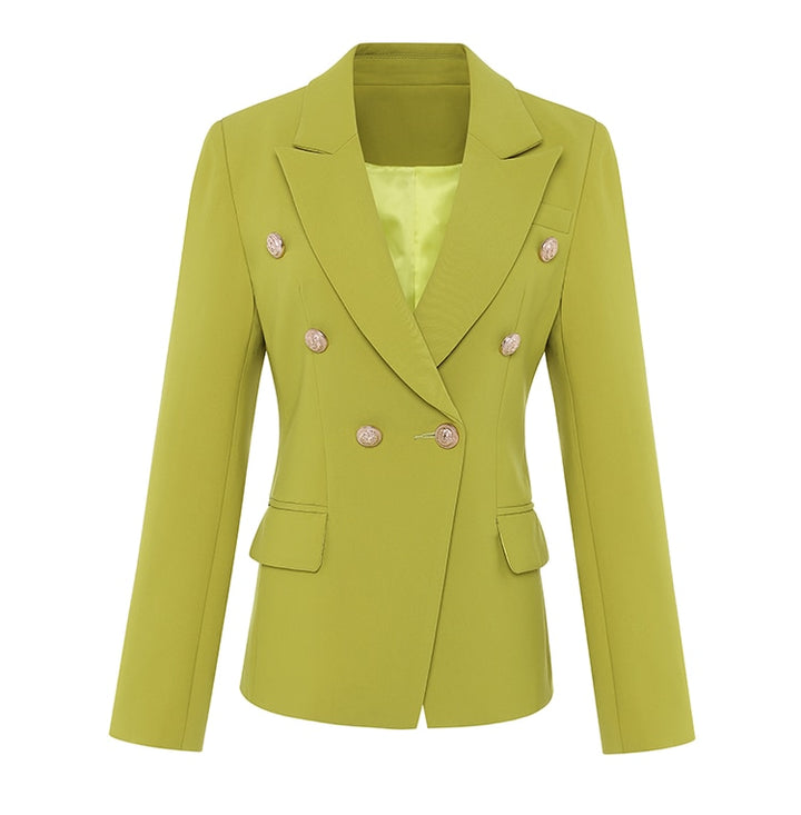 Clona Blazer with Lion Metal Buttons