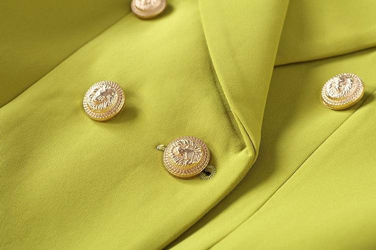 Clona Blazer with Lion Metal Buttons