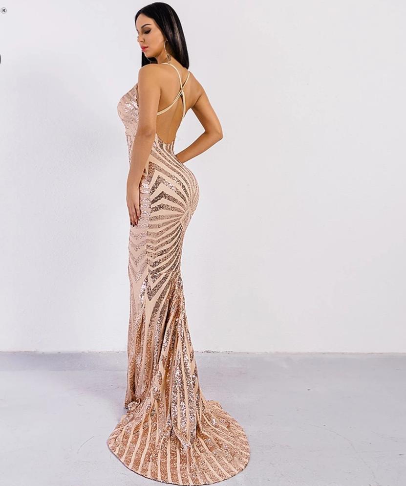 robes paillettes rayé  Claudine