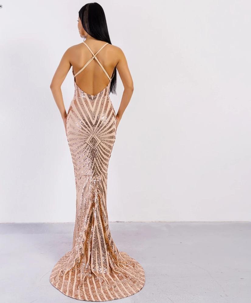 robes paillettes rayé  Claudine