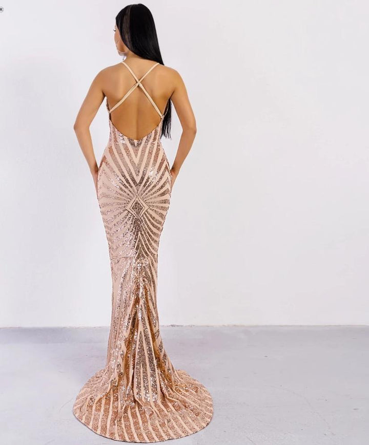 robes paillettes rayé  Claudine