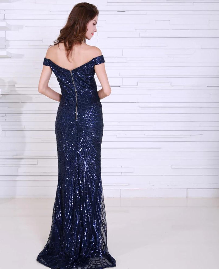 robe de soirée robe maxi à paillettes Paradis