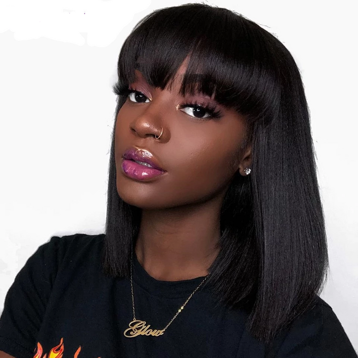 Perruque brésilienne de cheveux remy avant lacet dentelle pré épilée-Adrienne&amp;Sandrine