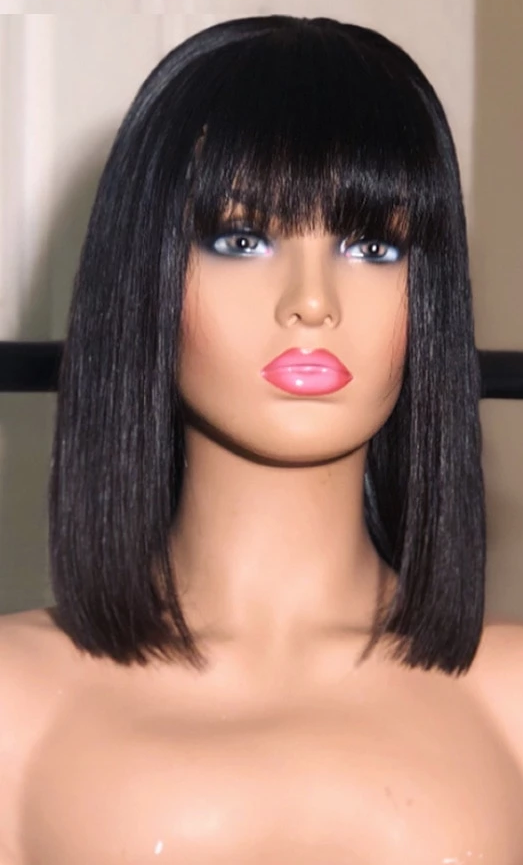 Perruque brésilienne de cheveux remy avant lacet dentelle pré épilée-Adrienne&amp;Sandrine