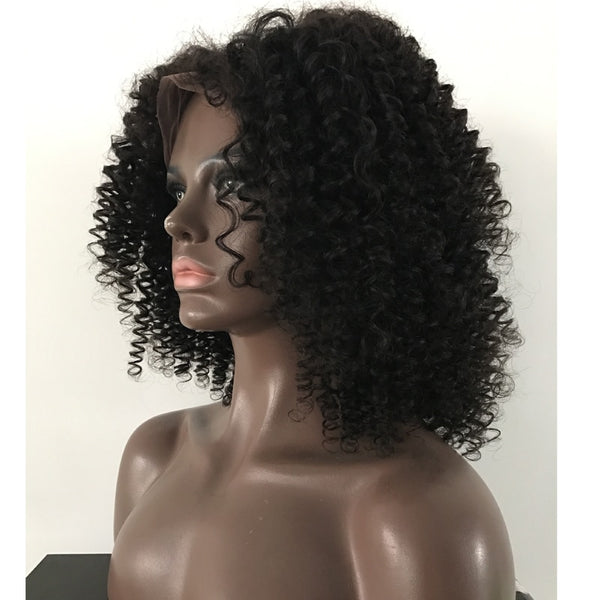 Brasilianische Remy-Echthaarperücken mit lockigem Haar