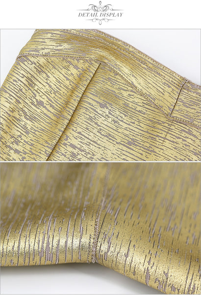 Robe De Soirée Or Bandage