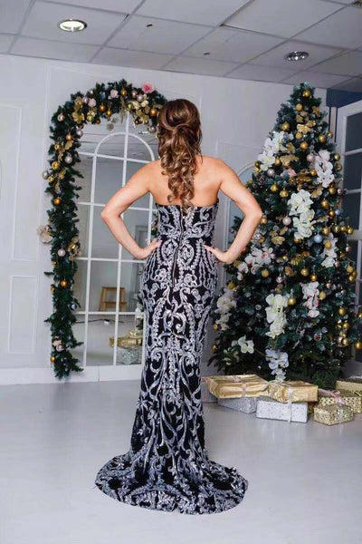 robe élégante Sissy avec paillettes
