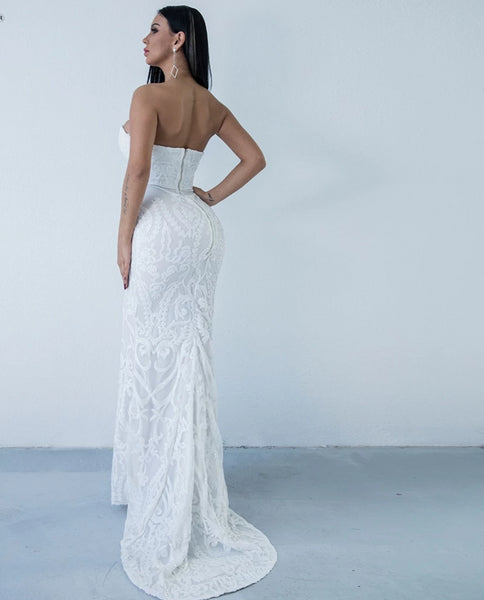 robe élégante Sissy avec paillettes