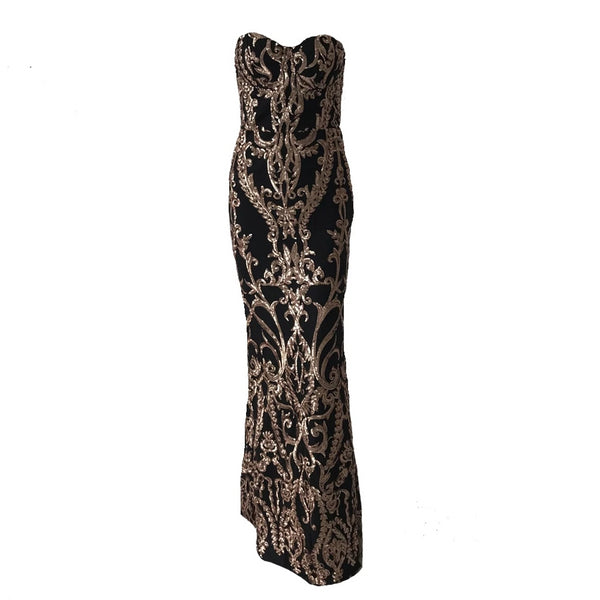 robe élégante Sissy avec paillettes