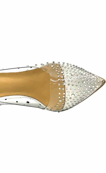 Escarpins Louna en cristaux PVC