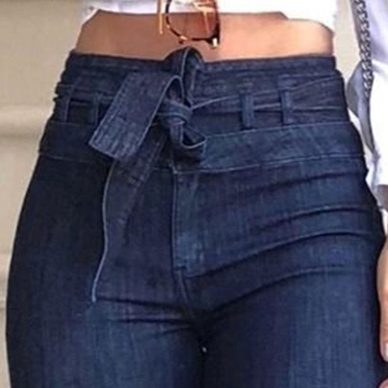 Jeans évasé taille haute