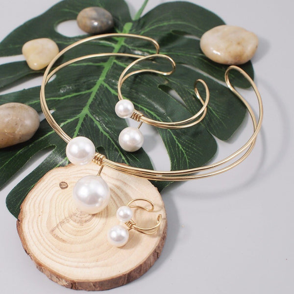 Armband- und Halsketten-Schmuckset