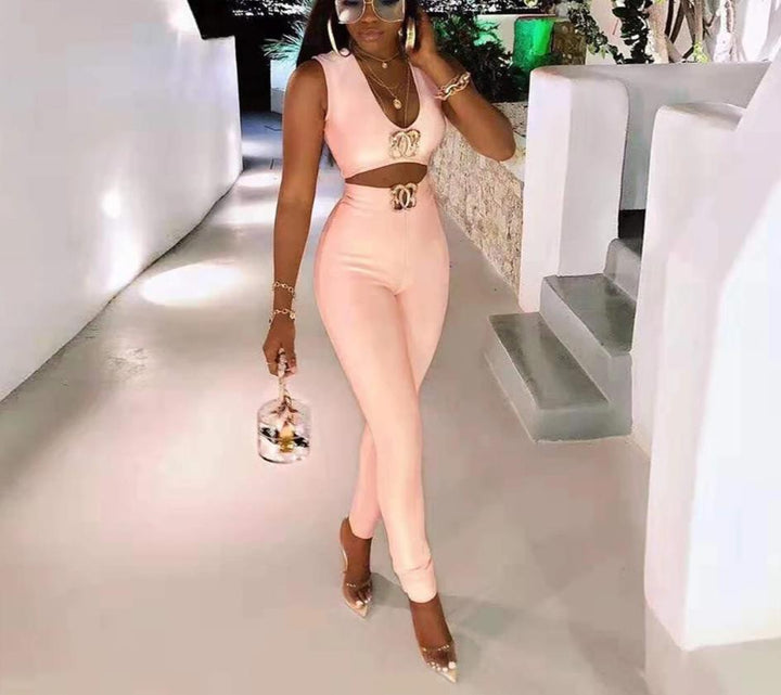Long Pant and Loop Top Set