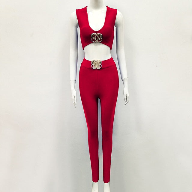 Long Pant and Loop Top Set