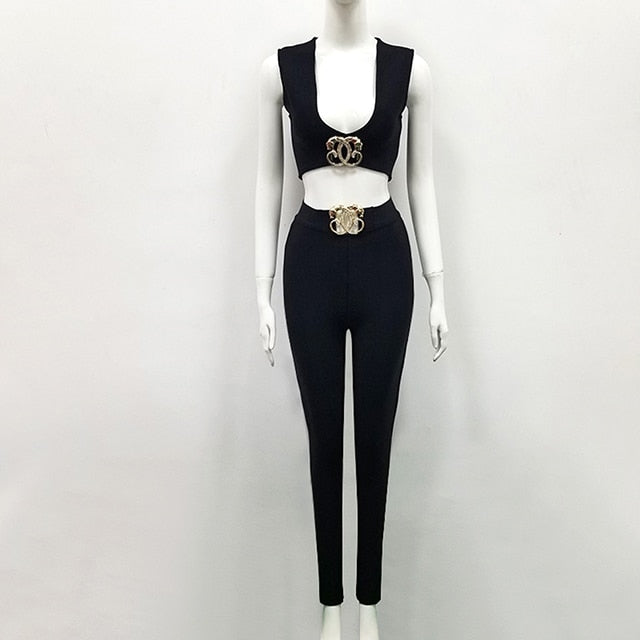 Long Pant and Loop Top Set