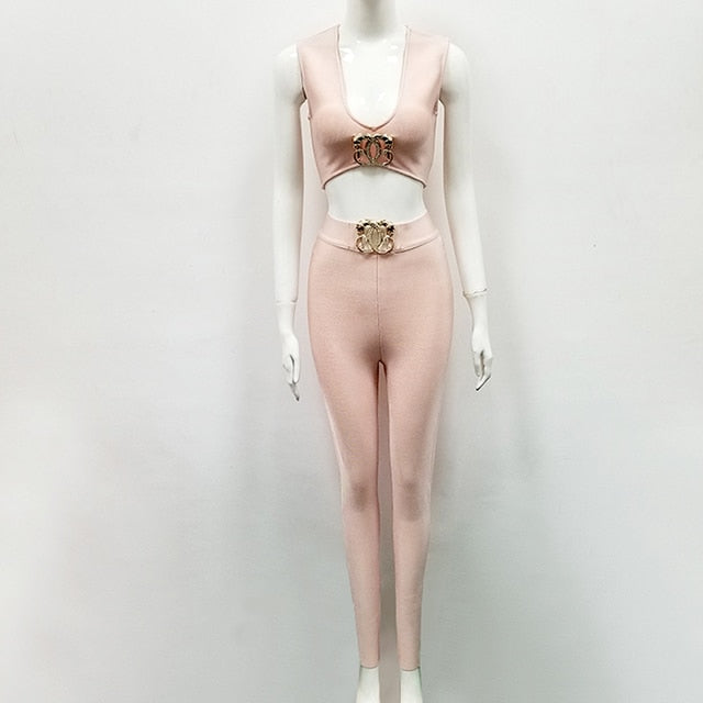 Long Pant and Loop Top Set