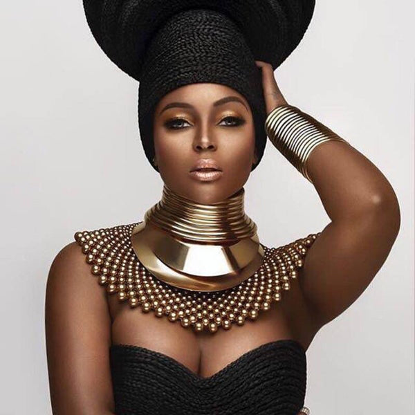 Afrikanische Halsketten von Aminata