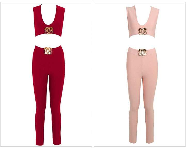 Long Pant and Loop Top Set