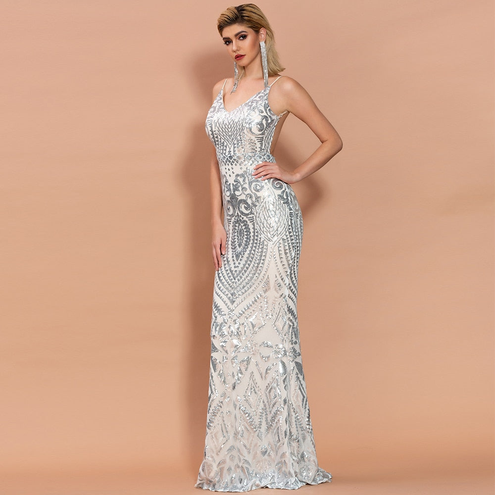 Robes À Paillettes Dos Nu Cécile