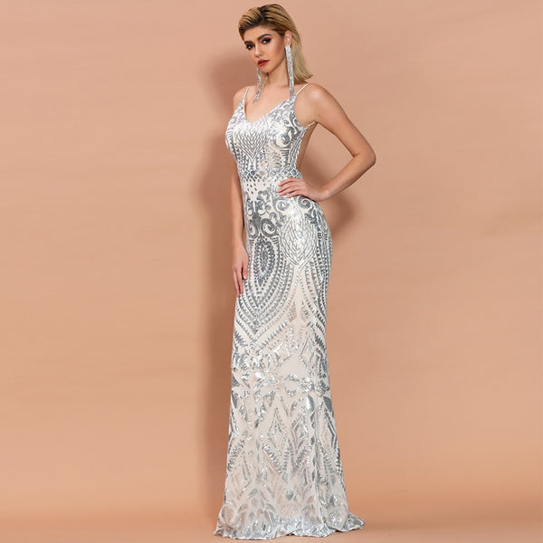 Robes À Paillettes Dos Nu Cécile